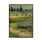 Grünes Bauernfeld Wandkunst Van Gogh Landhaus Texturierten Leinwanddruck für Zuhause