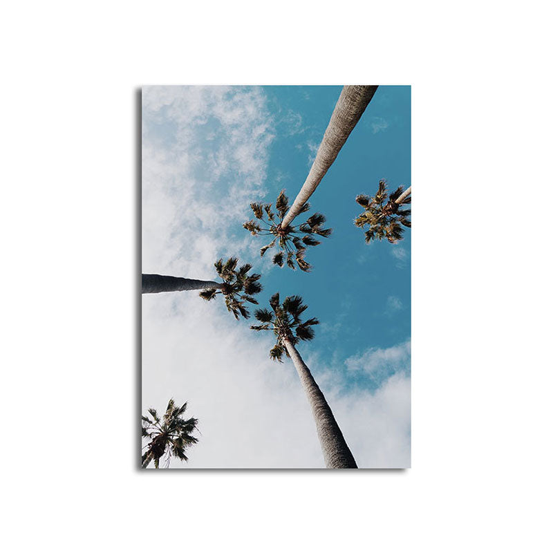 Frendorf | Textured Landscape Art Print Tropische Canvas Wanddecoratie voor Woonkamer