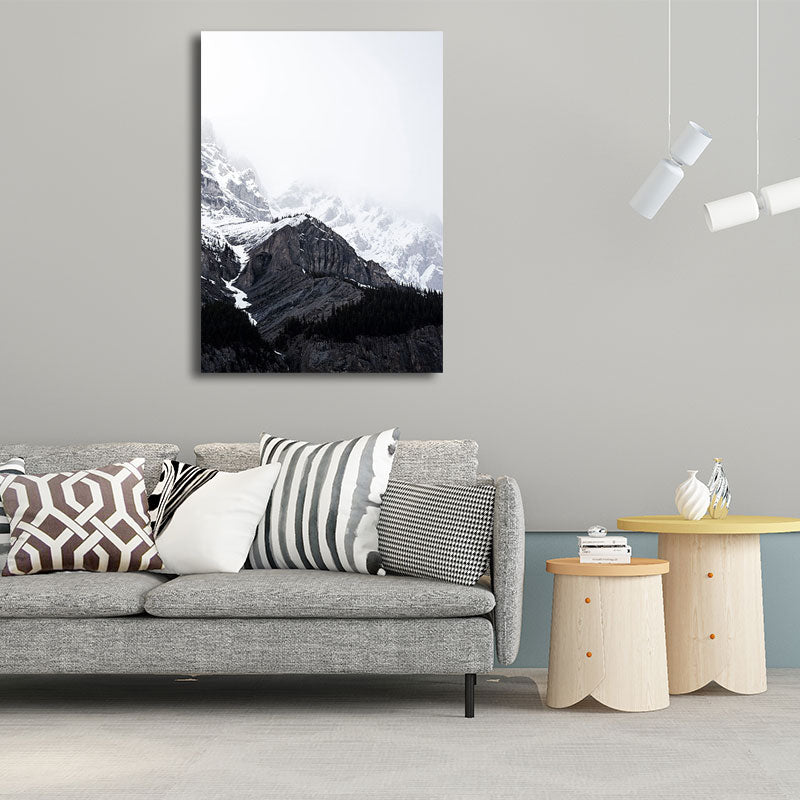Frendorf | Textured Landscape Art Print Tropische Canvas Wanddecoratie voor Woonkamer