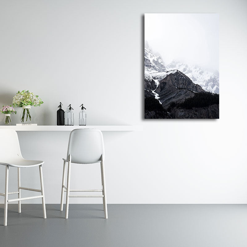 Frendorf | Textured Landscape Art Print Tropische Canvas Wanddecoratie voor Woonkamer
