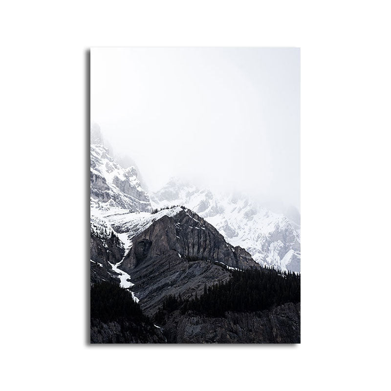 Frendorf | Textured Landscape Art Print Tropische Canvas Wanddecoratie voor Woonkamer
