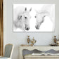 Frendorf | Contemporary Paard Wandkunst Lichte Kleur Textuur Canvasprint voor Eetkamer