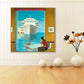 Frendorf | Zachte Kleur Seaside Maiden Canvas Olieverf Schilderij Moderne Stijl Textuur Kunst voor Keuken