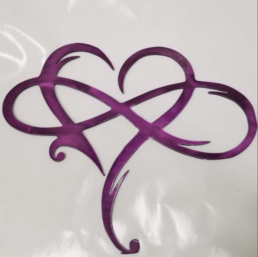 Frendorf | Unendlichkeitsherz Wanddeko | Symbol der ewigen Liebe
