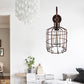 Frendorf | Vogelkooi IJzeren Wandverlichting Rustiek Stijlvol 1 Licht Restaurant Mini Wandlamp Armatuur in Antiek Messing/Geleefd Koper