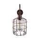 Frendorf | Vogelkooi IJzeren Wandverlichting Rustiek Stijlvol 1 Licht Restaurant Mini Wandlamp Armatuur in Antiek Messing/Geleefd Koper