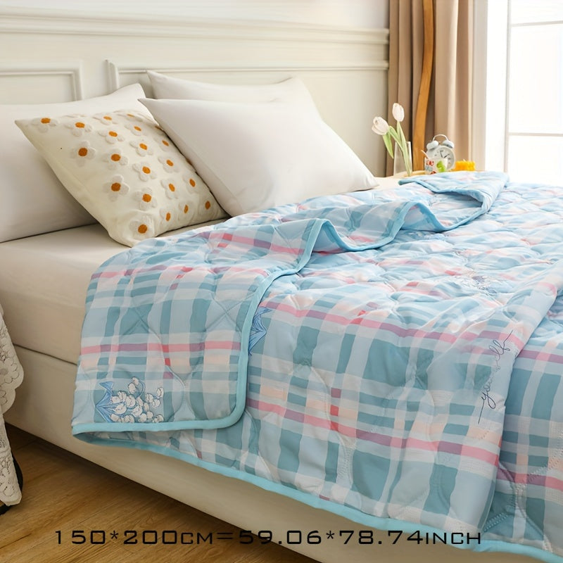 Weiches & Leichtes Sommerdecke - Atmungsaktives und Hautfreundliches Plaid für Sofa, Klimaanlage und Mehrfachnutzung