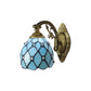 Frendorf | Vintage Dome Wandlamp Gecombineerd Glas Één Licht Mini Wandlamp in Messing