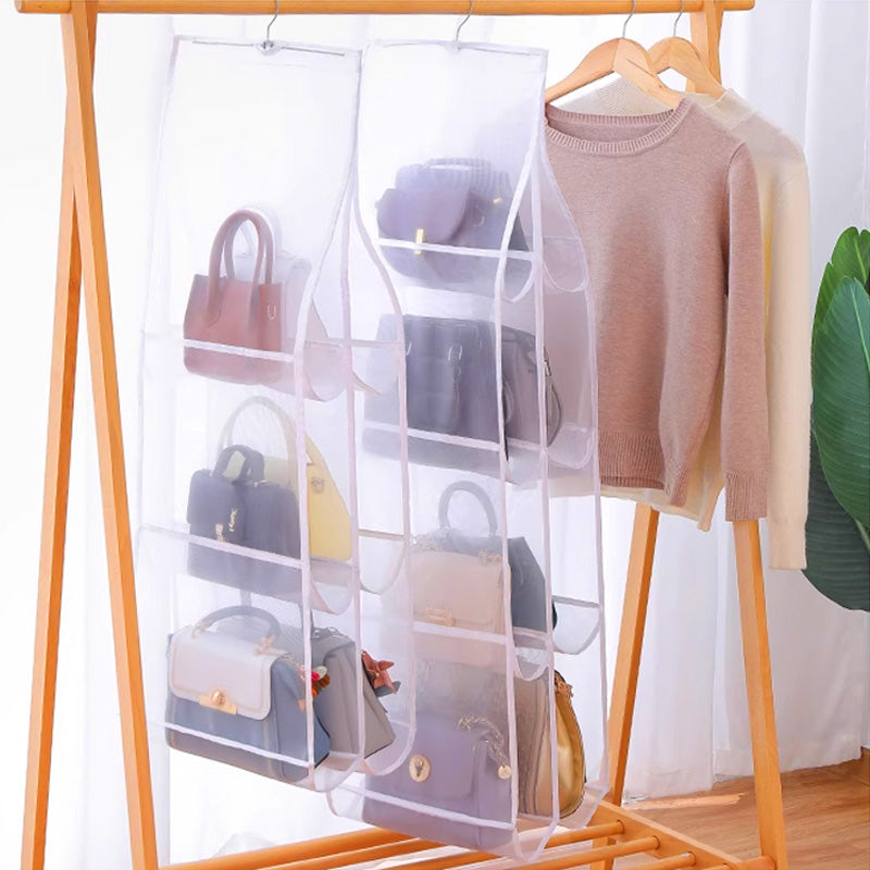 Frendorf | Handtasche staubgeschützter Organizer mit 6/8 großen Fächern