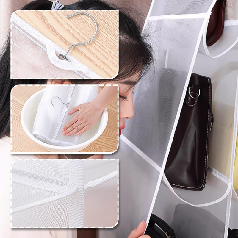 Frendorf | Handtasche staubgeschützter Organizer mit 6/8 großen Fächern