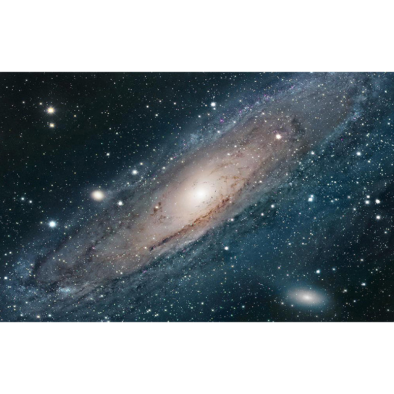 Moderne Sterne Spiral Wandtapete Vliesstoff Fleckenbeständiges Wandkunst in dunkler Farbe für Jungen Schlafzimmer
