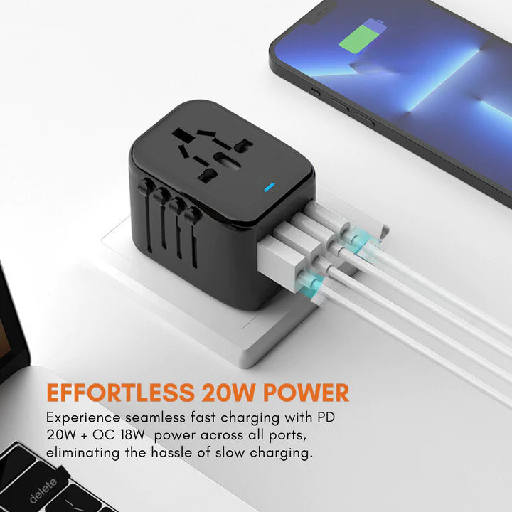 Frendorf | Universeller 100V-220V Smart Travel Adapter Spannungswandler.