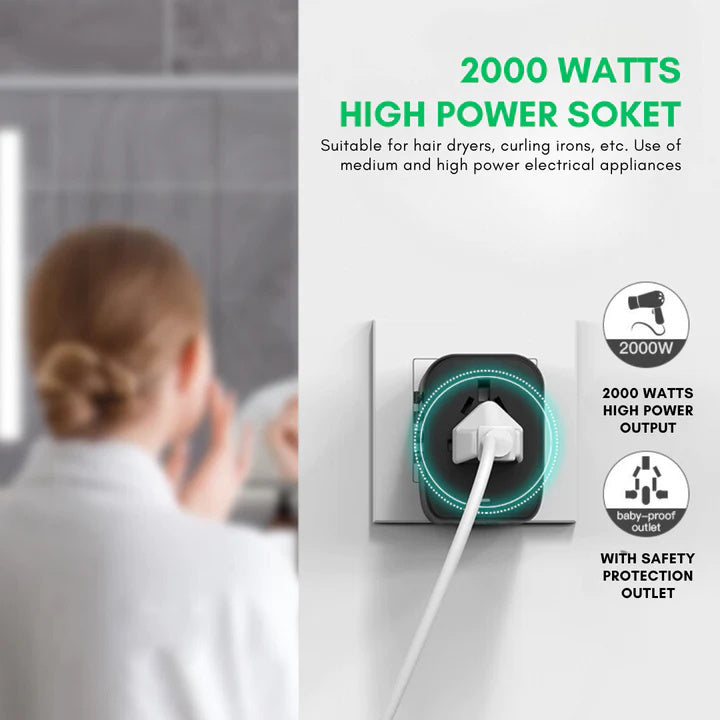 Frendorf | Universeller 100V-220V Smart Travel Adapter Spannungswandler.