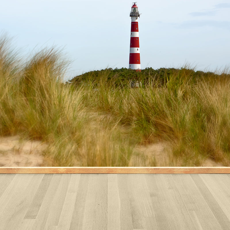 Frendorf | Grote Vuurtoren Uitzicht Muurpapier Verlichtend Kust Eetkamer Wandbekleding