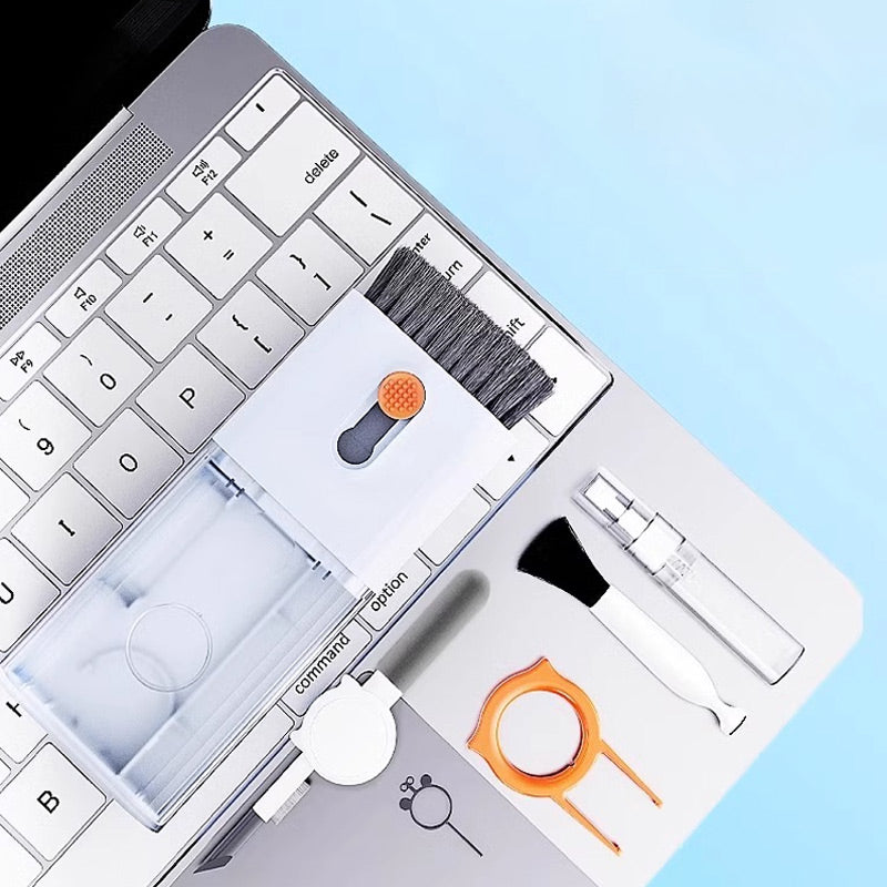 Frendorf | 10-in-1 Multifunktionales Reinigungsset für Kopfhörer, Mobiltelefone und Computer