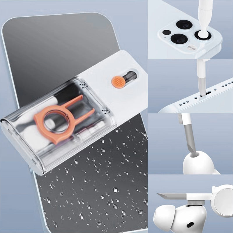 Frendorf | 10-in-1 Multifunktionales Reinigungsset für Kopfhörer, Mobiltelefone und Computer