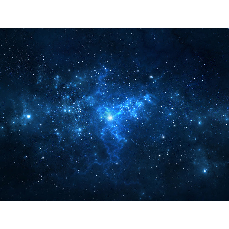 Frendorf | Donkerblauwe Dromerige Asterisme Muurvochtbestendig Hedendaagse Slaapkamer Wanddecoratie