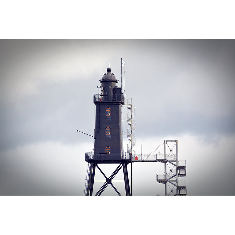 Frendorf | Grand Lighthouse Muurbehang voor Eetkamer Menselijk Landschap Wandbekleding, Gepersonaliseerd