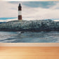 Frendorf | Grand Lighthouse Muurbehang voor Eetkamer Menselijk Landschap Wandbekleding, Gepersonaliseerd