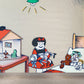 Illustrationsstil Figur Wandmural Riesige Wandverkleidung für Esszimmer, Anpassung