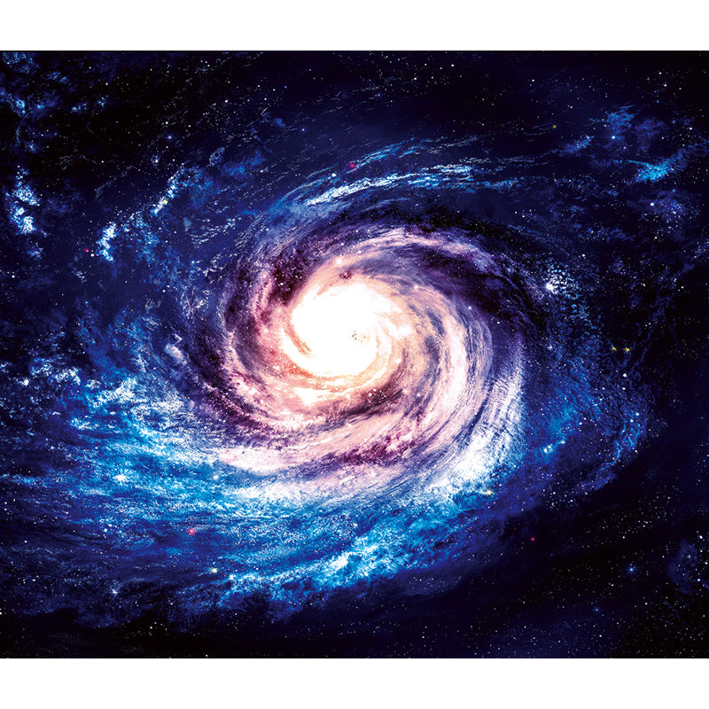 zeitgenössisches Jungen Wandaufkleber Wundervolle Sterne Spiral Landschaft Blau Wandverkleidung