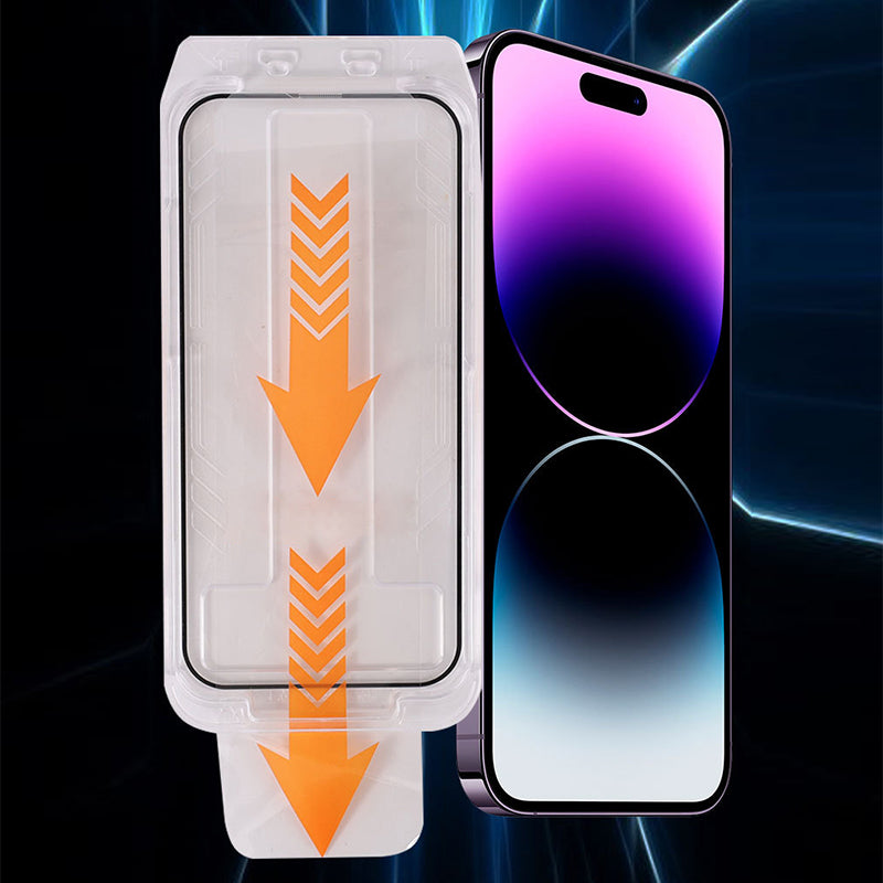 Frendorf | iPhone Tempered Anti-Peeking Screen Protector ohne Blasen Kein Staub