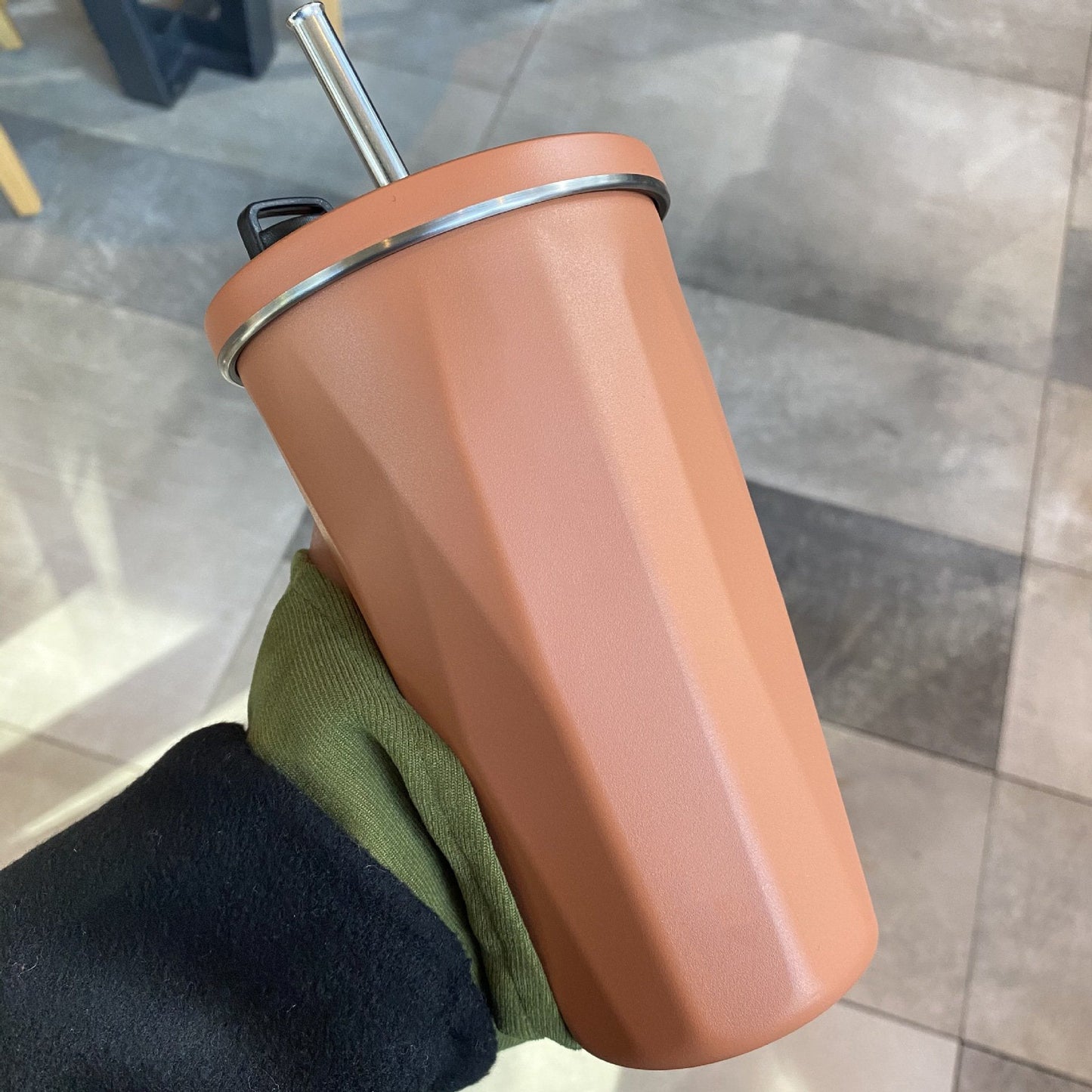 Frendorf | Becher mit faltbarem Strohhalm