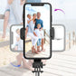 Frendorf | Bluetooth-Selfie-Stick-Stativ mit Telefonhalter und Beauty-Fill-in-Beleuchtung