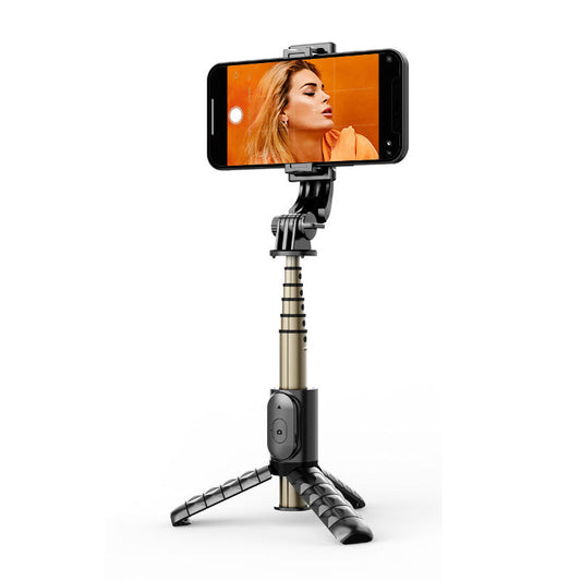 Frendorf | Bluetooth-Selfie-Stick-Stativ mit Telefonhalter und Beauty-Fill-in-Beleuchtung