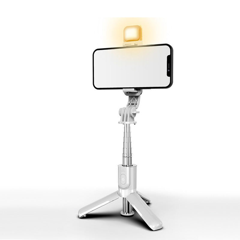 Frendorf | Bluetooth-Selfie-Stick-Stativ mit Telefonhalter und Beauty-Fill-in-Beleuchtung