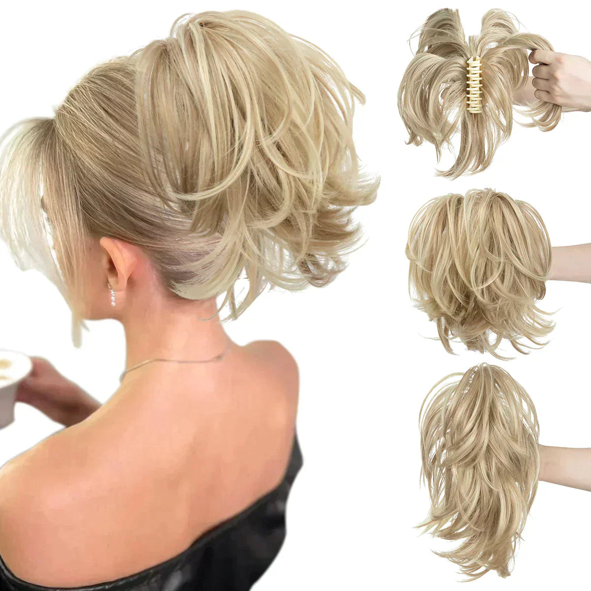 Frendorf | Synthetische Kralle Clip In Pferdeschwanz Haarverlängerungen Diy Haarteil Haar Bun