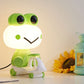 Schwein/Frosch/Panda Kinderzimmer Leselampe Kunststoff 1-Lampe Cartoon Nachttischlampe in Schwarz/Rosa/Grün