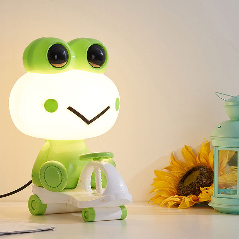Schwein/Frosch/Panda Kinderzimmer Leselampe Kunststoff 1-Lampe Cartoon Nachttischlampe in Schwarz/Rosa/Grün