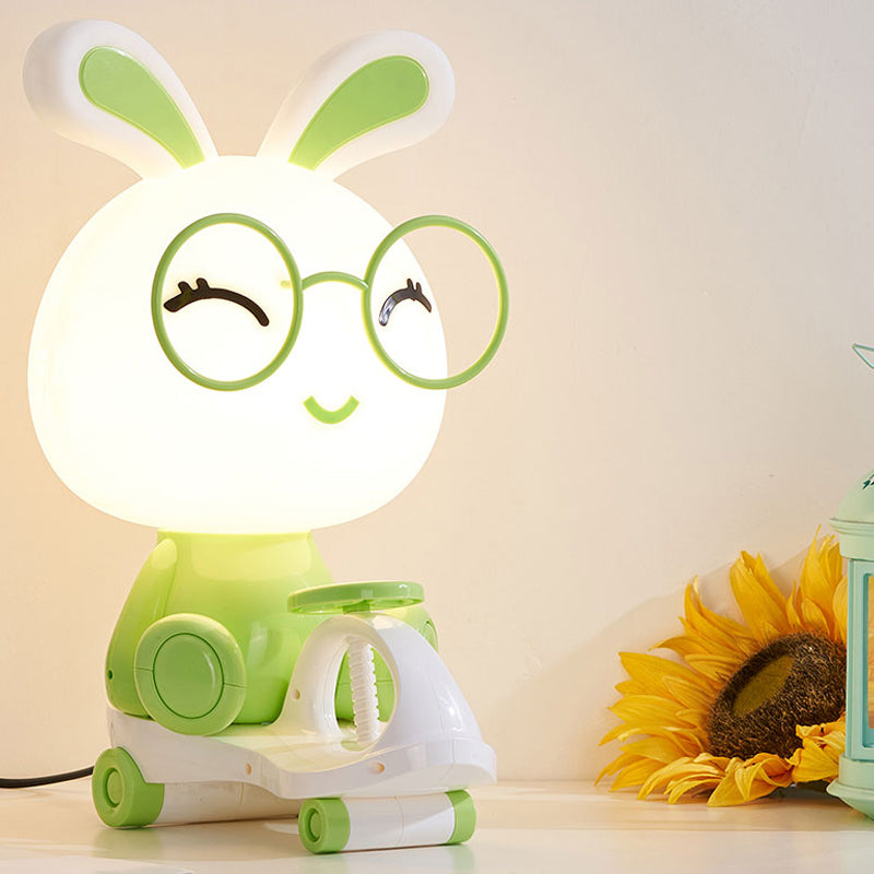 Schwein/Frosch/Panda Kinderzimmer Leselampe Kunststoff 1-Lampe Cartoon Nachttischlampe in Schwarz/Rosa/Grün