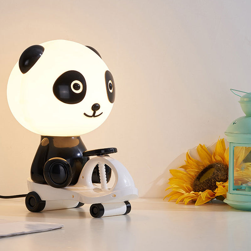 Schwein/Frosch/Panda Kinderzimmer Leselampe Kunststoff 1-Lampe Cartoon Nachttischlampe in Schwarz/Rosa/Grün