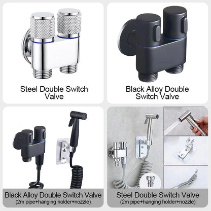 Frendorf | 1/2" Winkelventil mit doppeltem Schaltanschluss