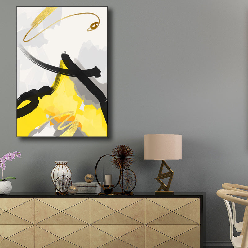 Frendorf | Borstelslag Canvas voor Badkamer Illustratie Wandkunst Print, Meerdere Maatopties