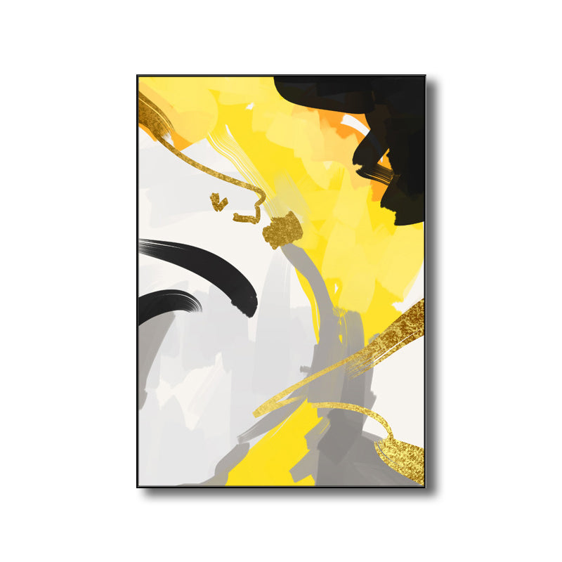 Frendorf | Borstelslag Canvas voor Badkamer Illustratie Wandkunst Print, Meerdere Maatopties