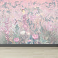Frendorf | Rosenblüten Tapete Pink Fleckenresistent Modernist Wohnzimmer Wandverkleidung