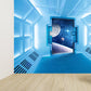 Frendorf | Space Capsule View Mural Wallpaper Sci-Fi Feuchtigkeitsbeständiges Wandkunst für Kinderzimmer
