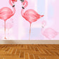 Große Flamingos Wandtapete Mural Feuchtigkeitsbeständig Tropisches Schlafzimmer Wandbelag