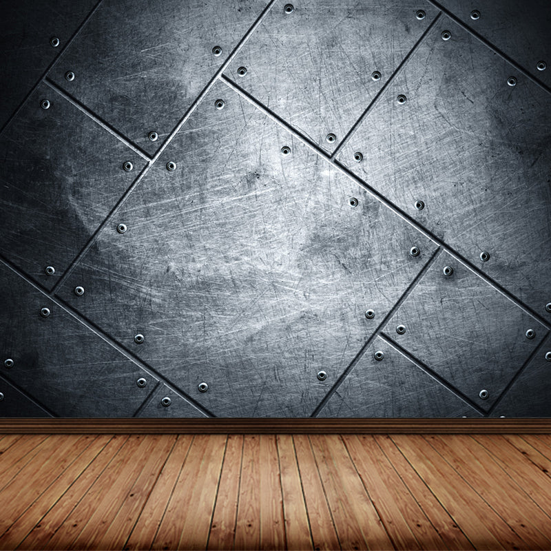 Grau geometrisches Muster Wandbild feuchtigkeitsbeständige industrielle Badezimmer Wandverkleidung