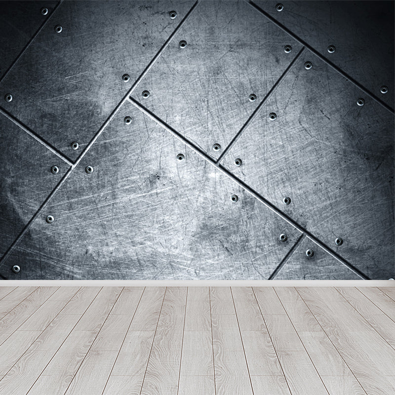 Grau geometrisches Muster Wandbild feuchtigkeitsbeständige industrielle Badezimmer Wandverkleidung