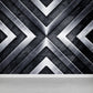 Grau geometrisches Muster Wandbild feuchtigkeitsbeständige industrielle Badezimmer Wandverkleidung
