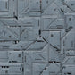 Grau geometrisches Muster Wandbild feuchtigkeitsbeständige industrielle Badezimmer Wandverkleidung