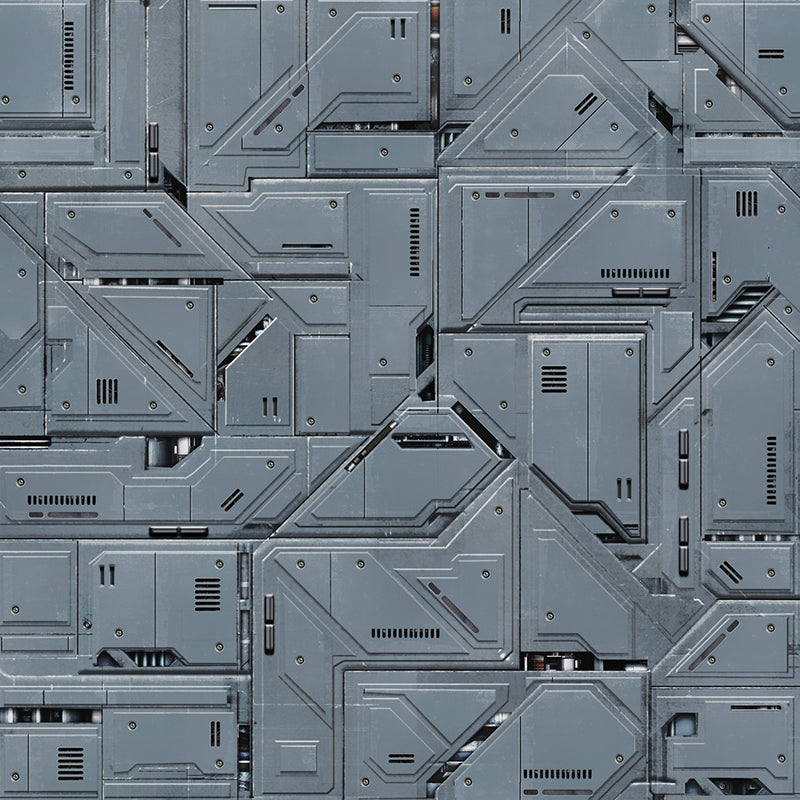 Grau geometrisches Muster Wandbild feuchtigkeitsbeständige industrielle Badezimmer Wandverkleidung