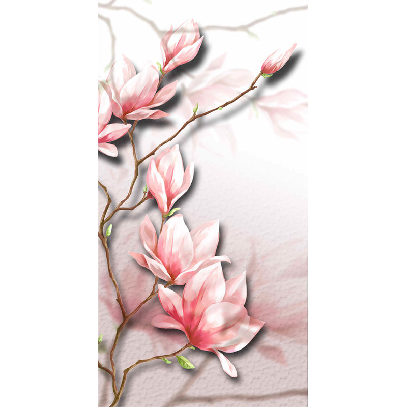 Frendorf | Illustration style flower branch wall sticker for the living room, pink, personalized