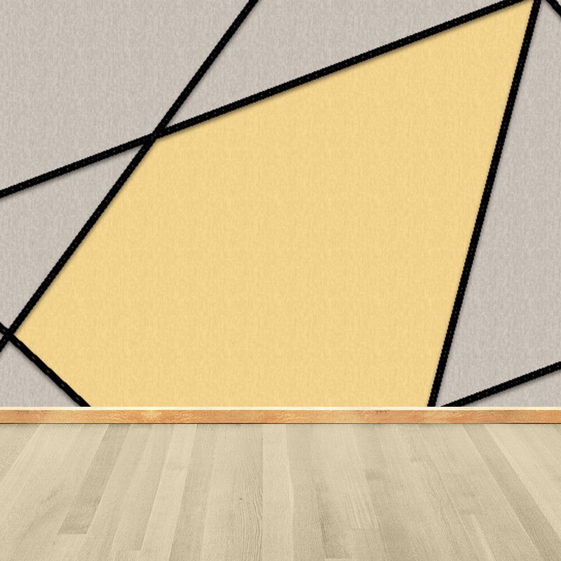 Frendorf | Weiche Farbgeometrien-Muster Wandbelag Feuchtigkeitsbeständige Wandverkleidung für das Esszimmer
