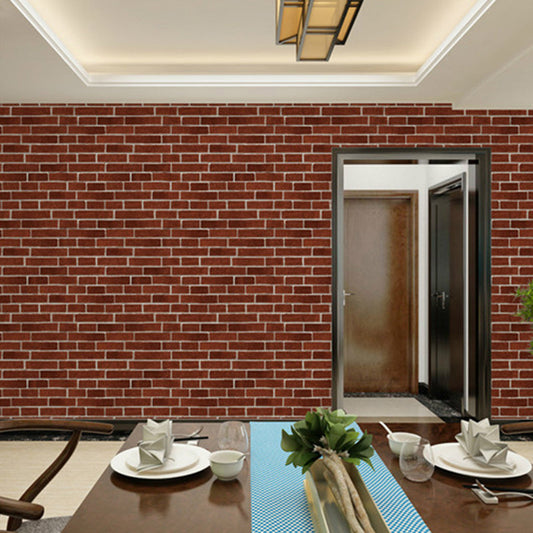 Helle Backstein Tapete für Wohnzimmer Architektur Wandverkleidung, 57-1-Quadratfuß