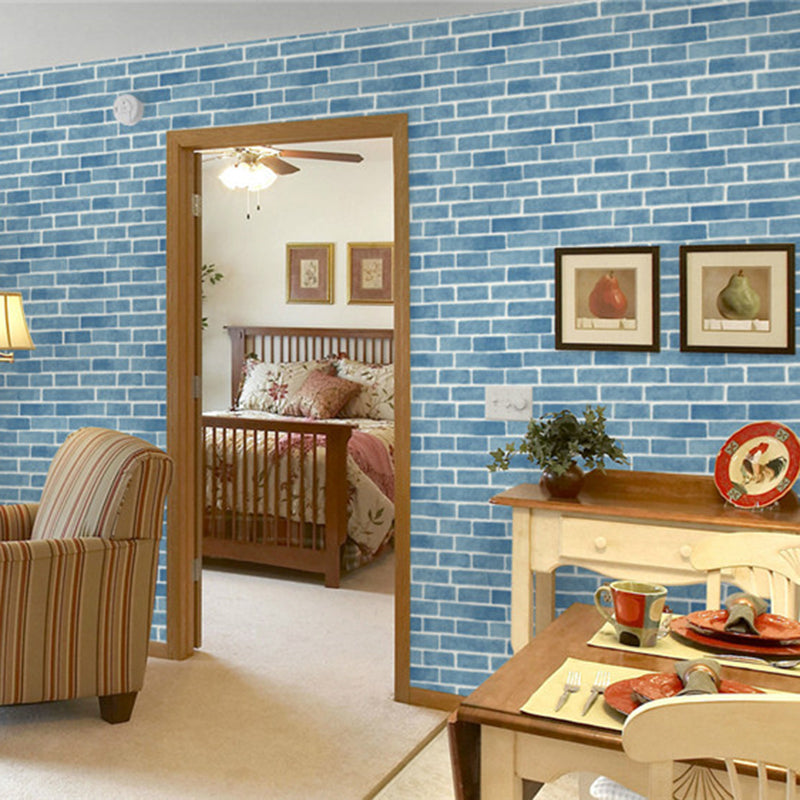 Helle Backstein Tapete für Wohnzimmer Architektur Wandverkleidung, 57-1-Quadratfuß